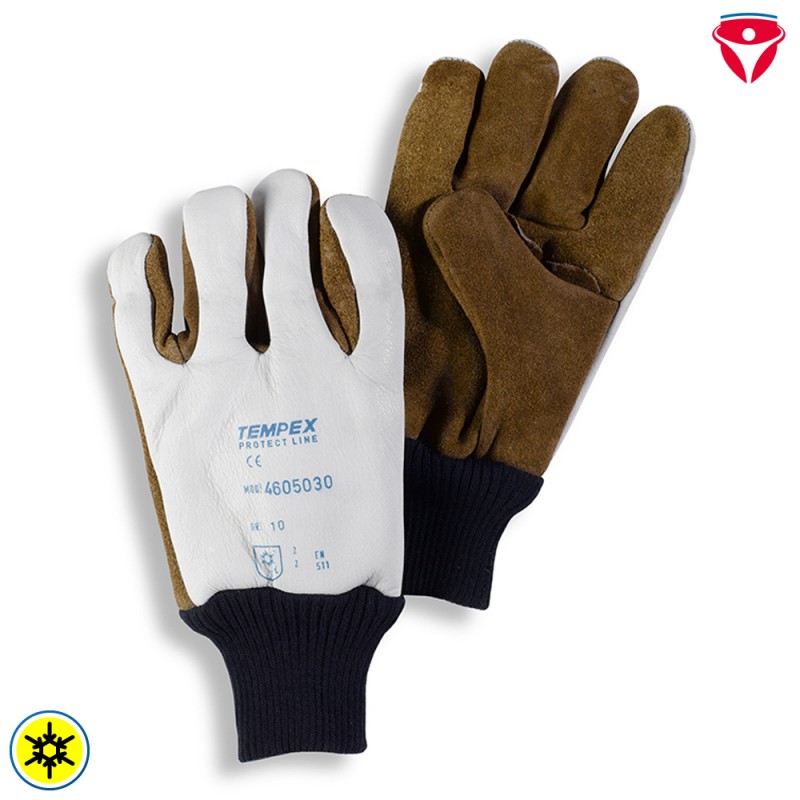 Tempex Kommissionierer Handschuhe mit Strickstulpe