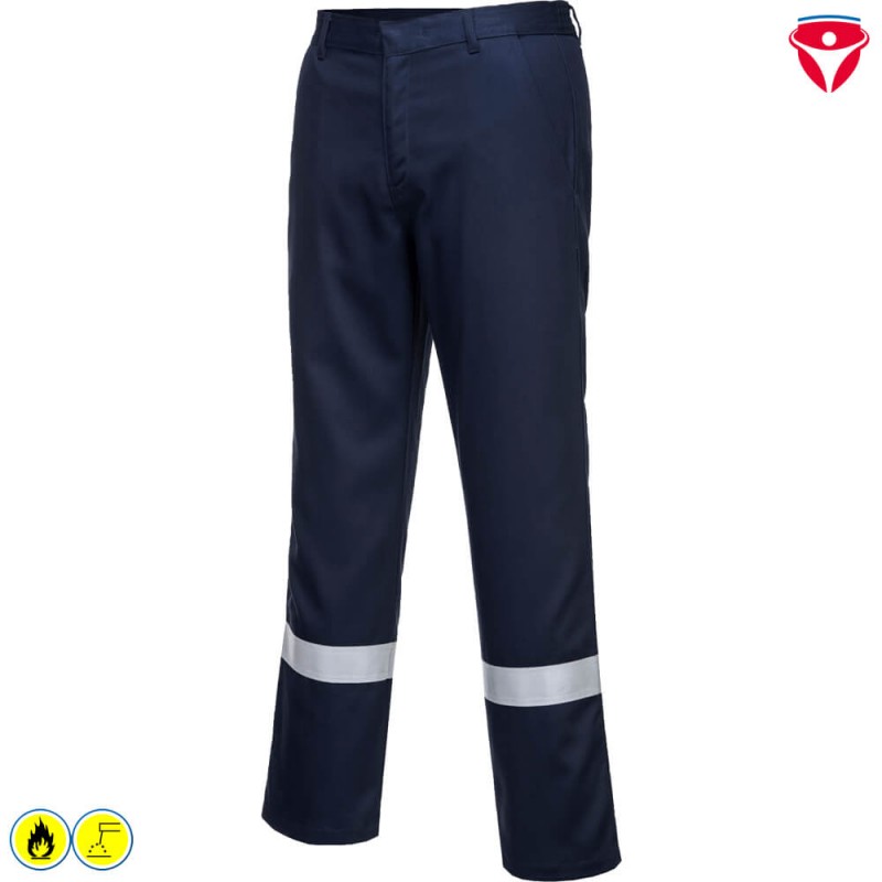 PortWest BZ14 BizWeld IONA Schweisser Bundhose mit Reflexstreifen