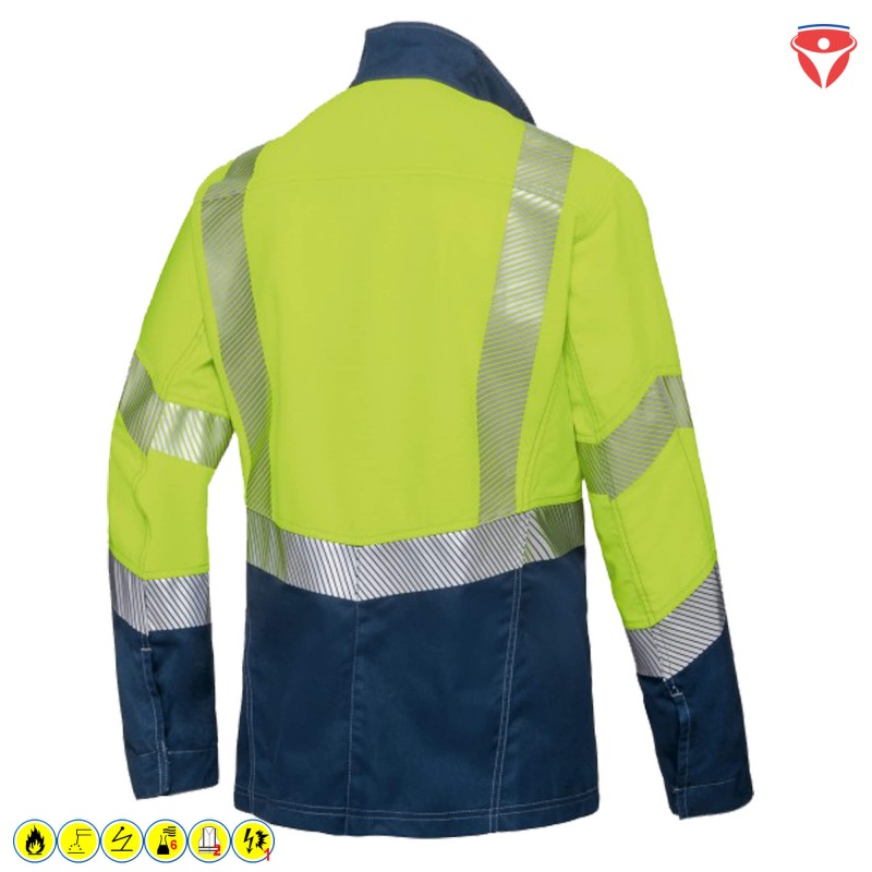 BP Multi Protect Plus 2208 Arbeitsjacke | leichte MultiNorm Warnschutzjacke