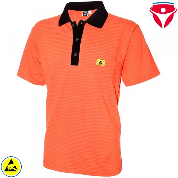 ESD Polo-Shirt hochleitfähig