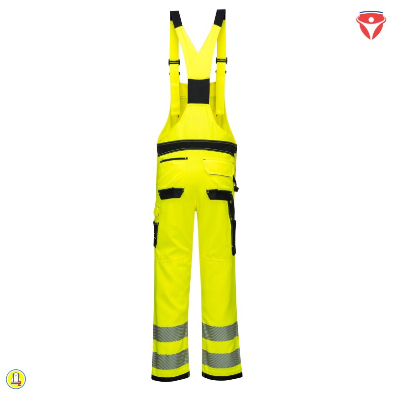 PortWest PW344 Warnschutz-Latzhose