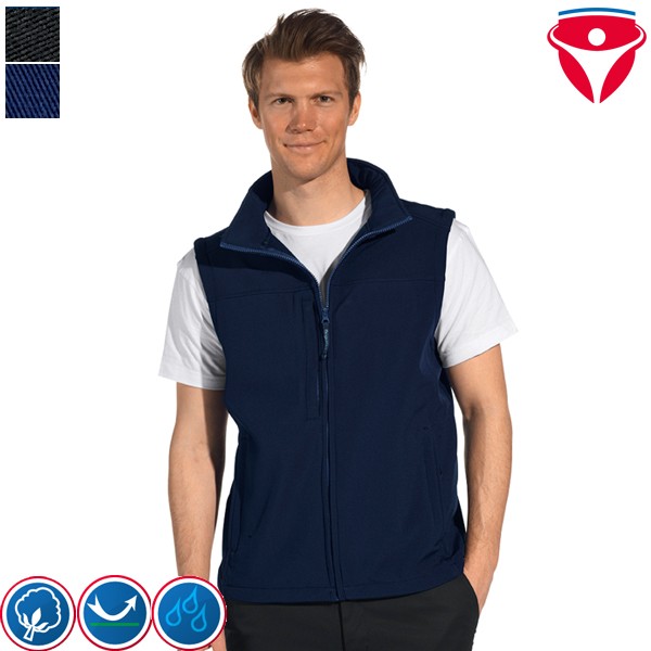 Leiber 10/1046 Herren Softshell Weste aus Stretch