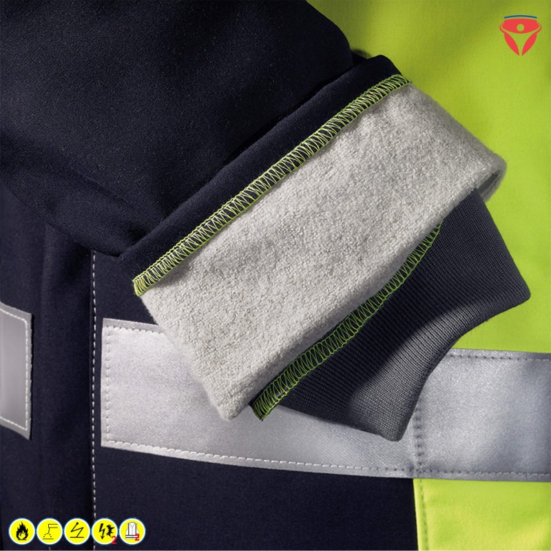 HB Hi Vision Warnschutz Softshell Jacke