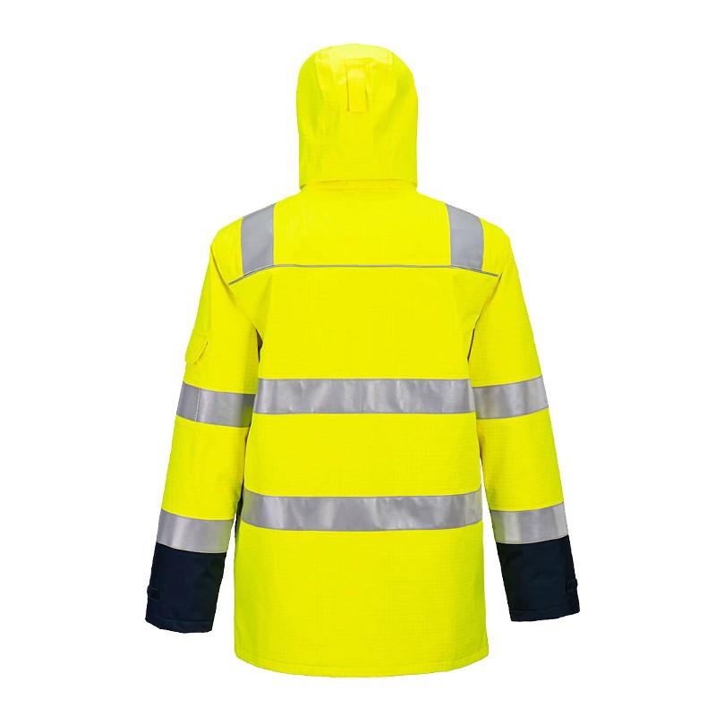 PortWest FR605 MultiNorm Wetterschutz Warnschutz Jacke
