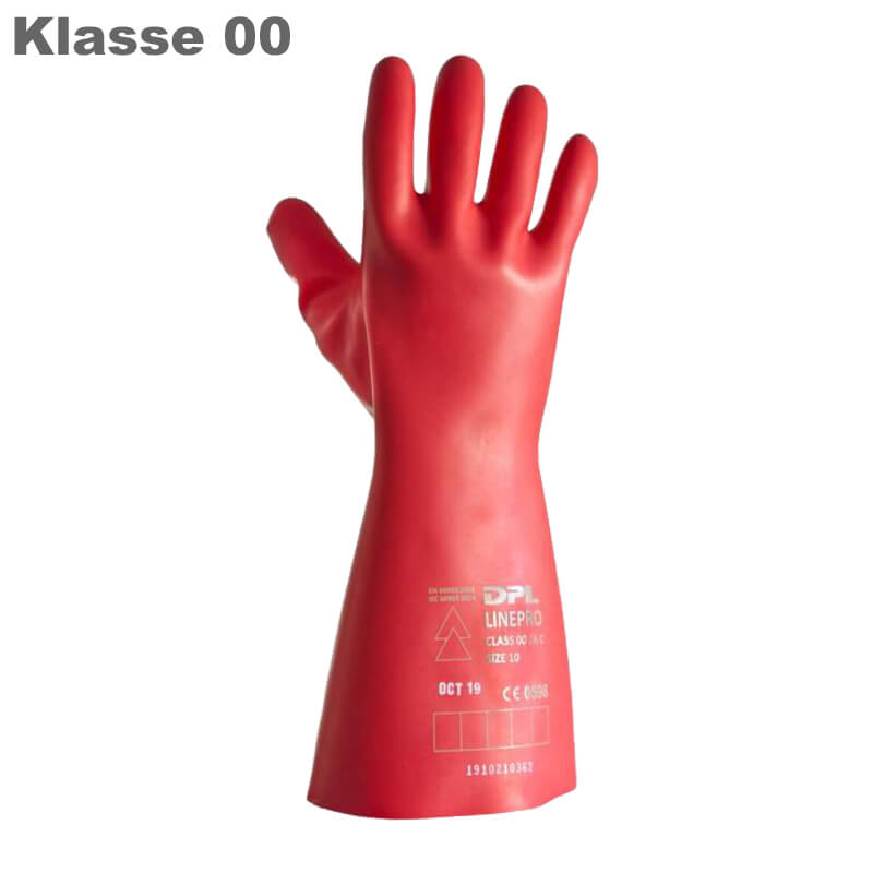 Isolierende Elektriker Schutzhandschuhe APC1 EN 60903 Klasse 00 | 500 Volt  AC |