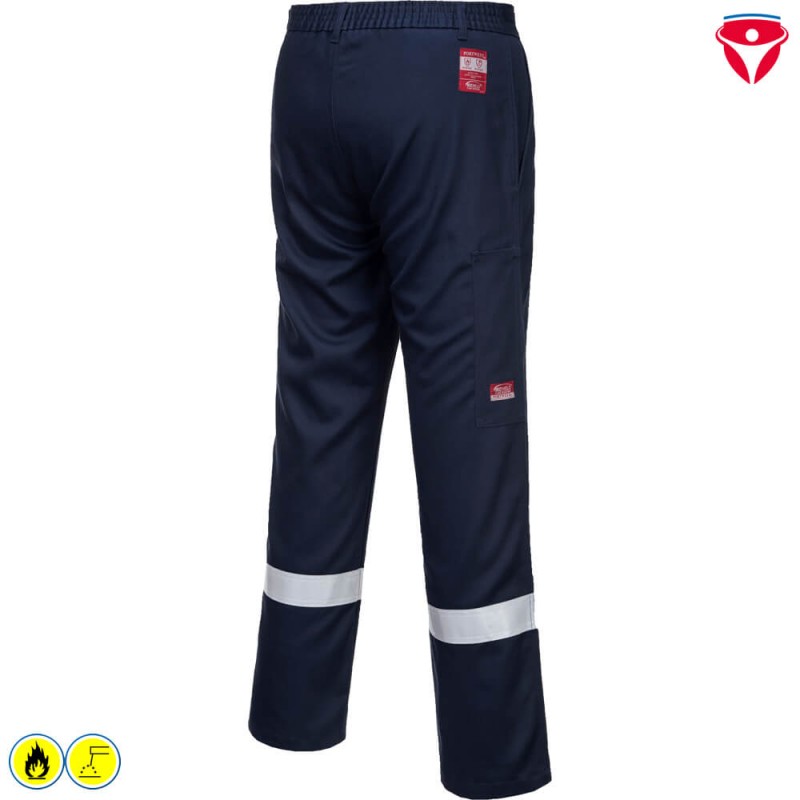 PortWest BZ14 BizWeld IONA Schweisser Bundhose mit Reflexstreifen