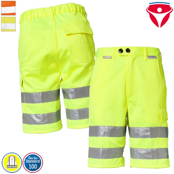 Planam Warnschutz Shorts | einfarbig
