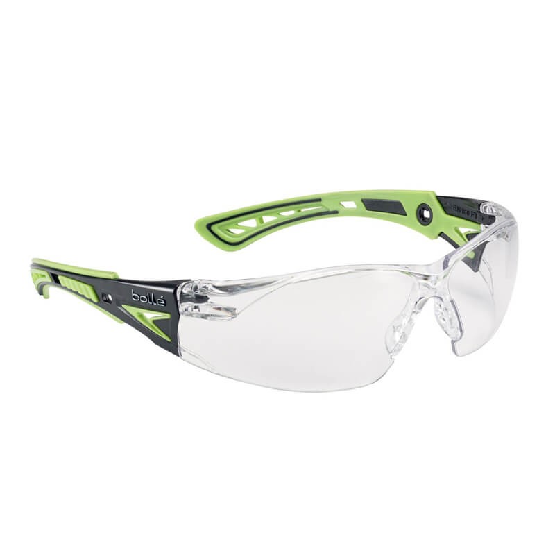 Bollé RUSH+ Industrie Schutzbrille Kratzfest und Anti-Beschlag