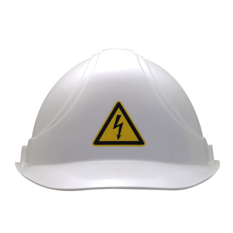 Elektriker Helm mit Logo Hochspannung nach EN 50265 | 1000 V AC