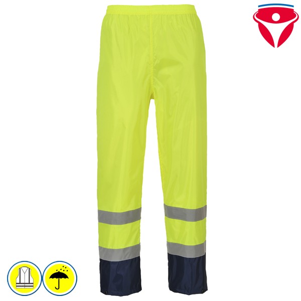PortWest H444 günstige Warnschutz Regenhose