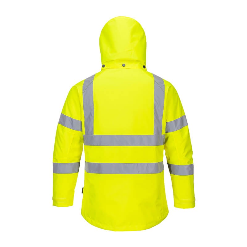 PortWest LW74 Damen Warnschutz Winterjacke