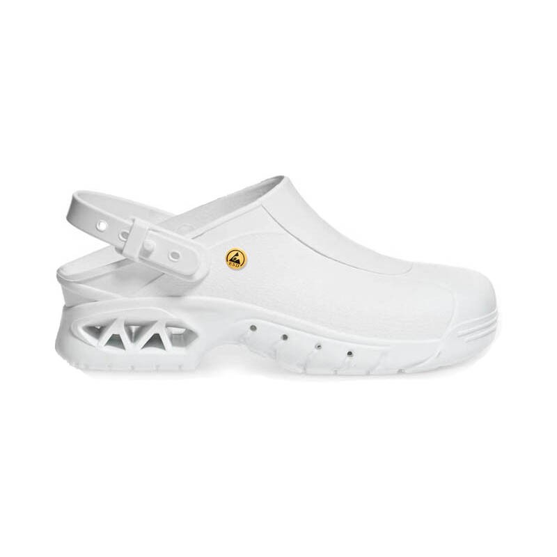 Abeba AUTOCLAV 39600 | Sicherheitsclogs OB ESD, weiß