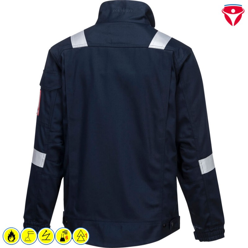 PortWest FR68 BizFlame MultiNorm Ultra Jacke | metallfrei
