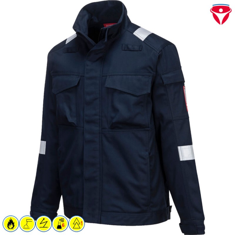 PortWest FR68 BizFlame MultiNorm Ultra Jacke | metallfrei
