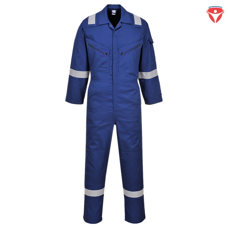 Iona Overall mit Reflexstreifen PortWest C814 aus Baumwolle