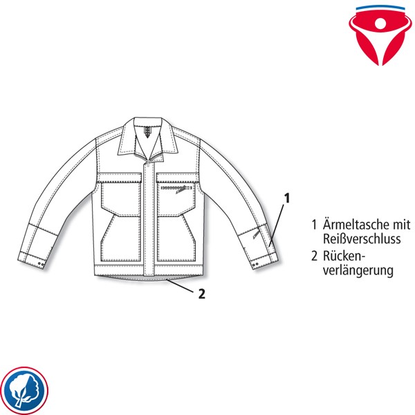 Kübler XTREME 1604 Kurzjacke extrem robuste und belastbare Arbeitsjacke