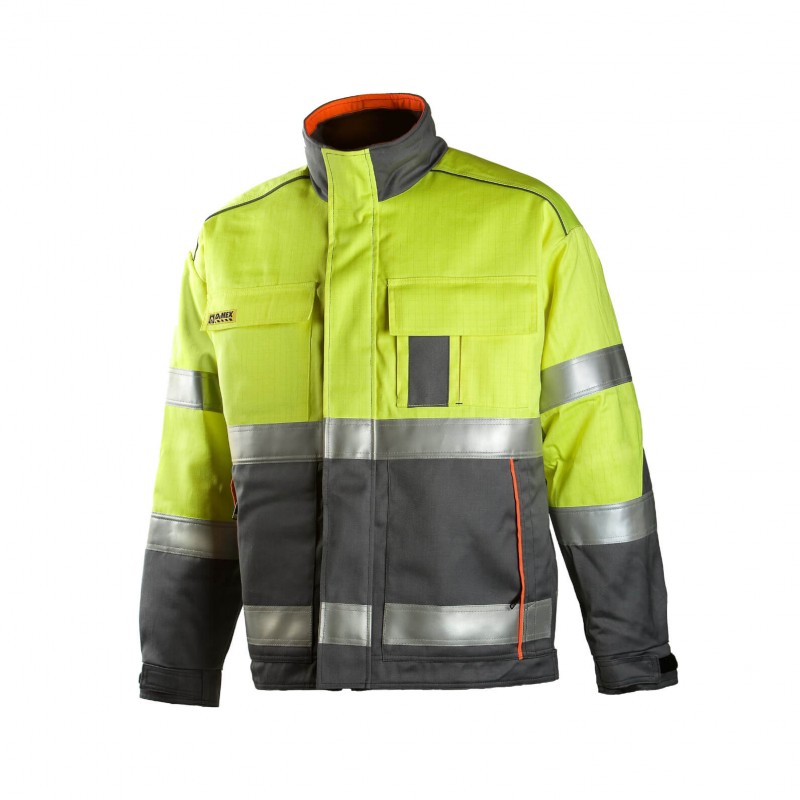 Dimex 6004 Multischutz Winterjacke | flammhemmende Wetterschutz Warnschutzjacke