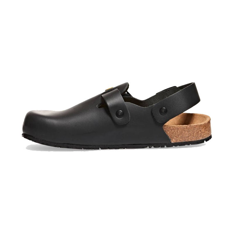 Abeba NATURE 4055 | Sicherheitssandalen OB ESD, schwarz
