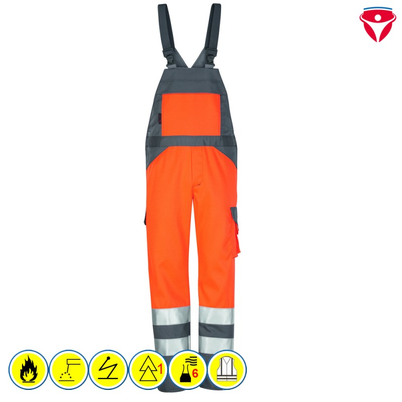 Rofa MultiNorm Warnschutz Latzhose 245 362