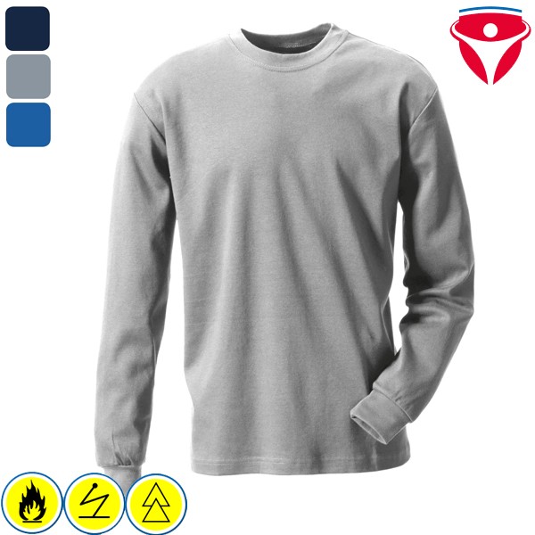 Rofa 603 133 T-Shirt flammhemmendes, antistatisches Shirt nach EN 11612 und EN 1149-3-5