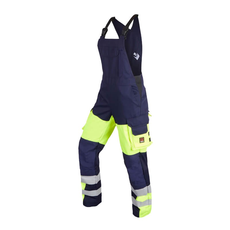Rofa TeamWork Hi-Vis Damen Latzhose 570 2503