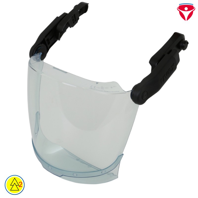 Uvex pheos Visier Störlichtbogen Klasse 2 mechanisch 9906007