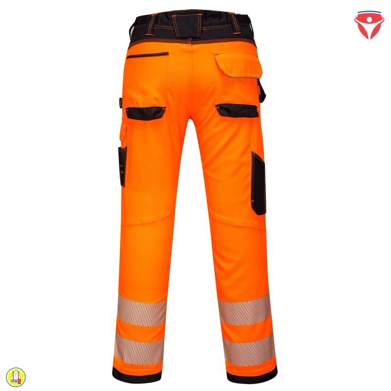 PortWest PW340 Warnschutzhose mit viel Funktion