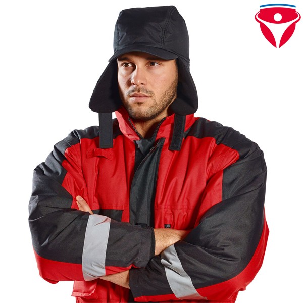 PortWest HA13 Winter Trapper Mütze - gefüttert