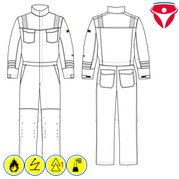 Tranemo Flammschutz Overall metallfrei 6010 81