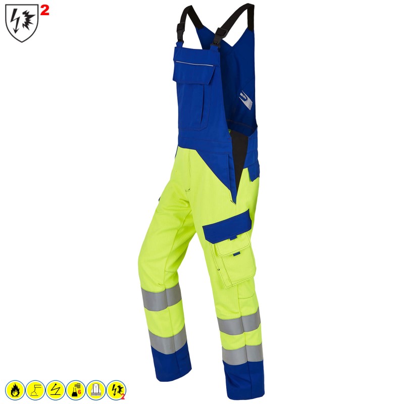 Rofa MultiNorm Warnschutz Latzhose 455 2386 doppellagig