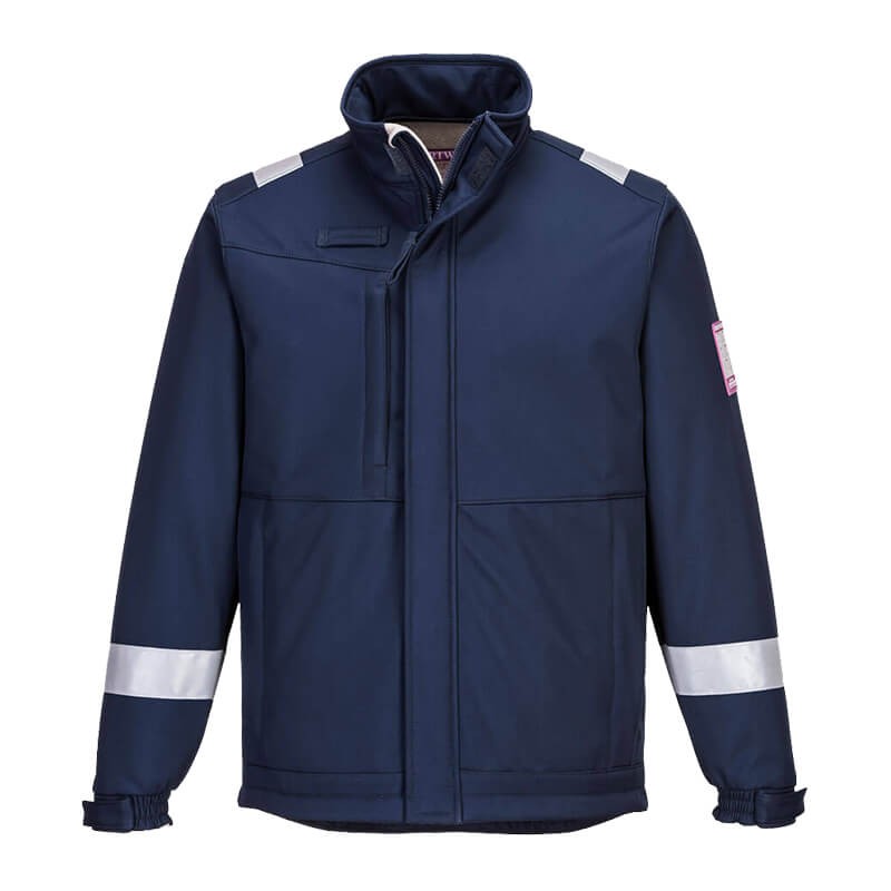 PortWest MV73 flammhemmende Softshell Jacke Störlichtbogen APC2