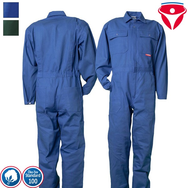 Planam Overall BW 290 mit verdecktem Reißverschluss