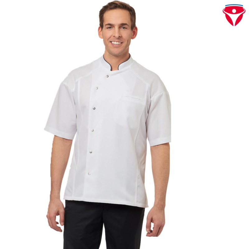 Leiber 12/2754 Kochjacke für Herren 1/2 arm