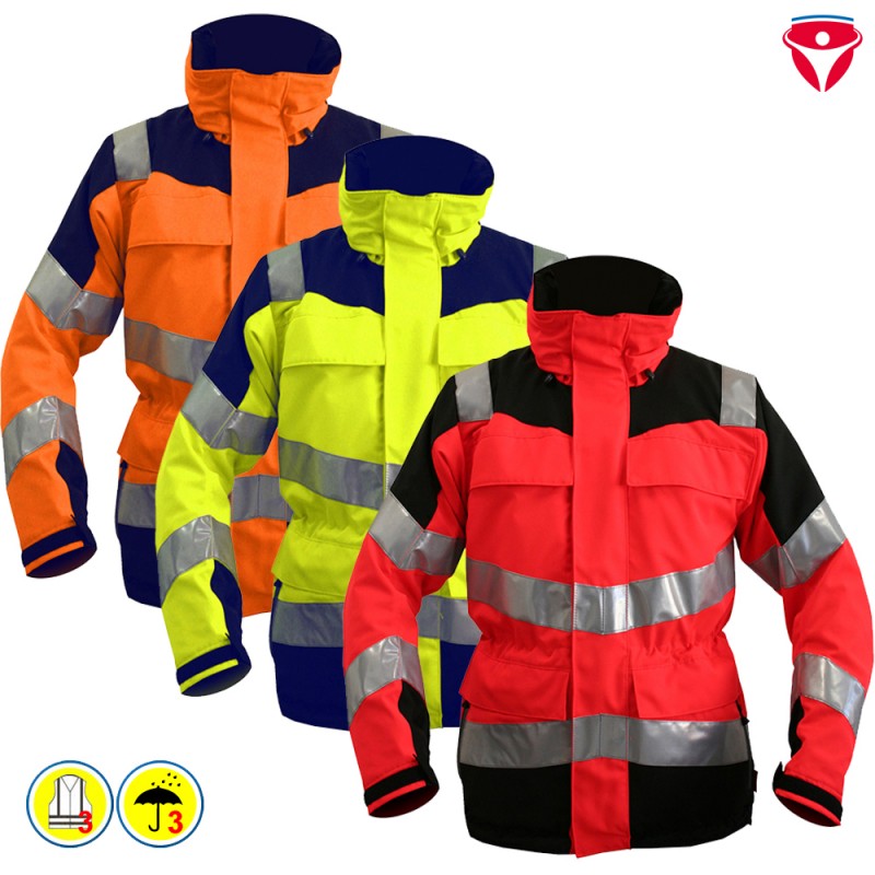 HB Hi-Vision Basic Warnschutz Jacke Klasse 3