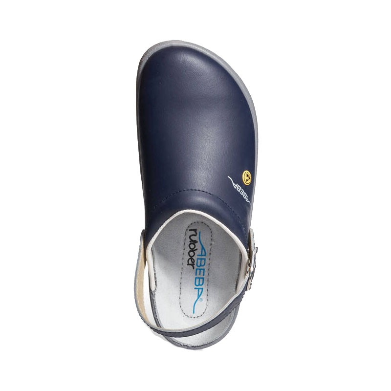 Abeba RUBBER 5250 | Clogs OB ESD, blau