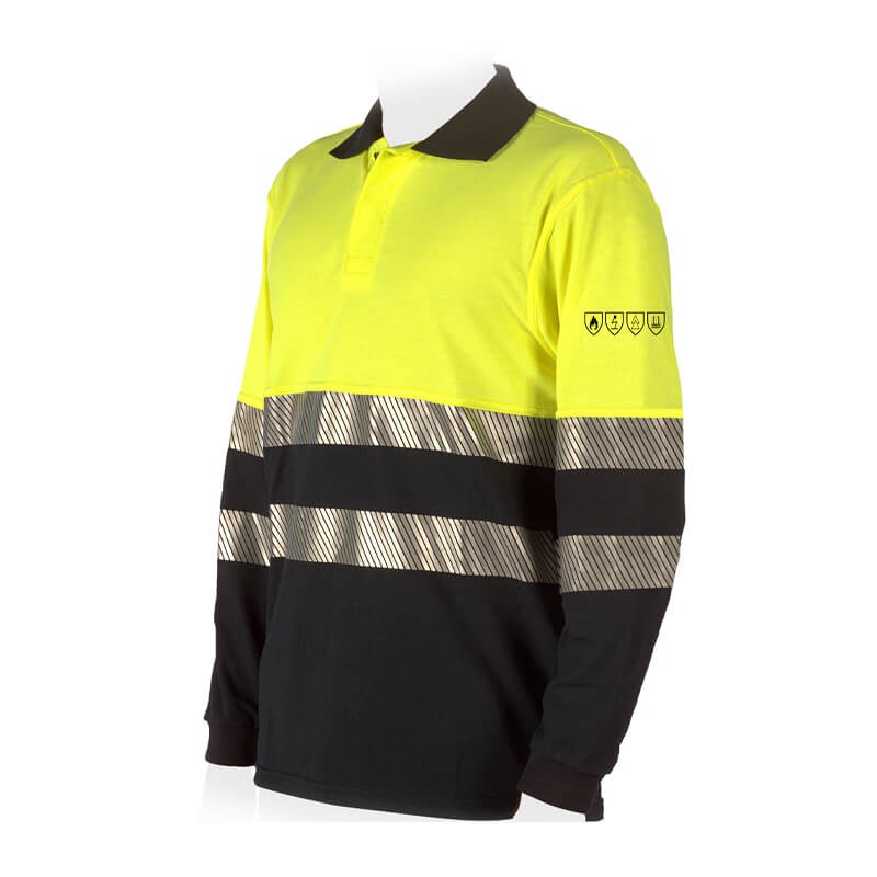 BSD FR Warnschutz Polo Shirt HiVis APC1 HRC2