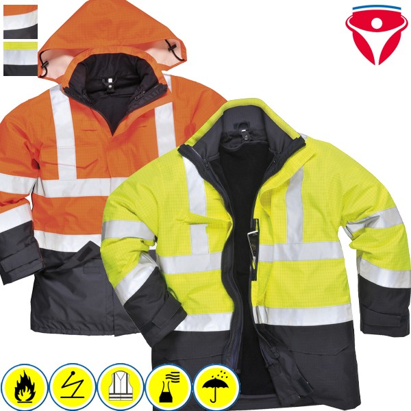 PortWest S779 MultiNorm Regen Warnschutz Jacke