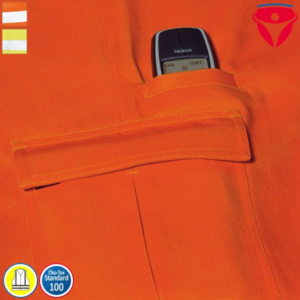 Planam Warnschutz Hose | einfarbig