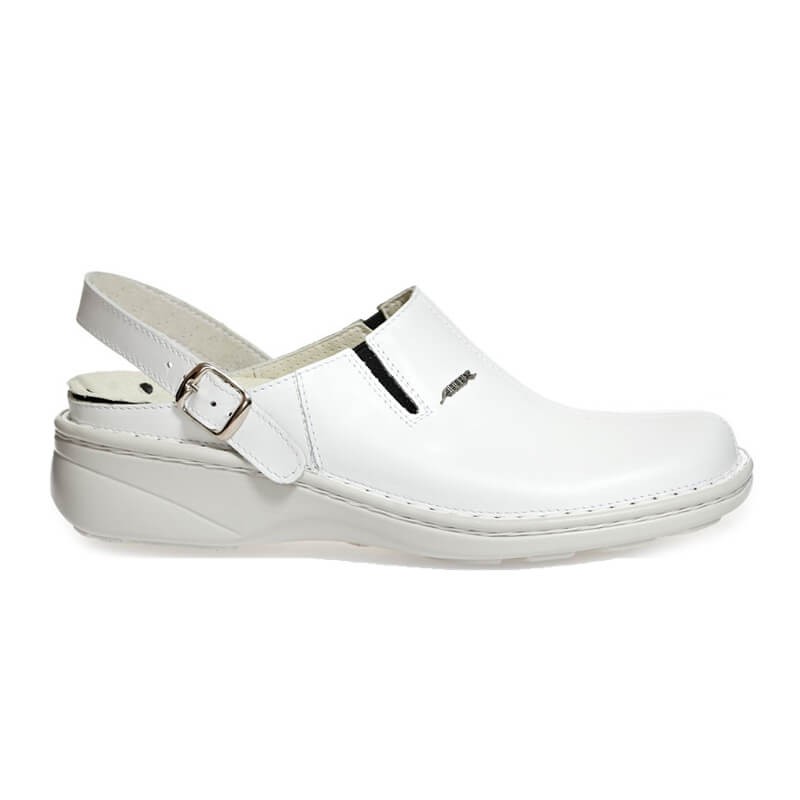 Abeba 6903 Damen Clogs aus Leder