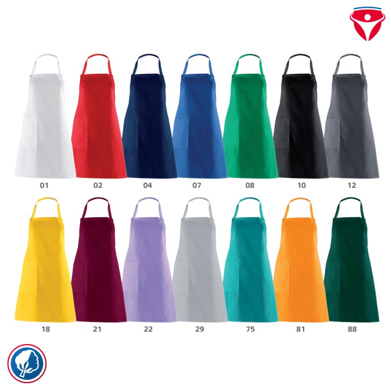 Leiber 11/473 Latzschürze 75cm mit Tasche