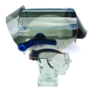 Störlichtbogen Klasse 2 Visier Set APC2 mit Stirnlampe + WBS SF 3000 Stirnlampe normal