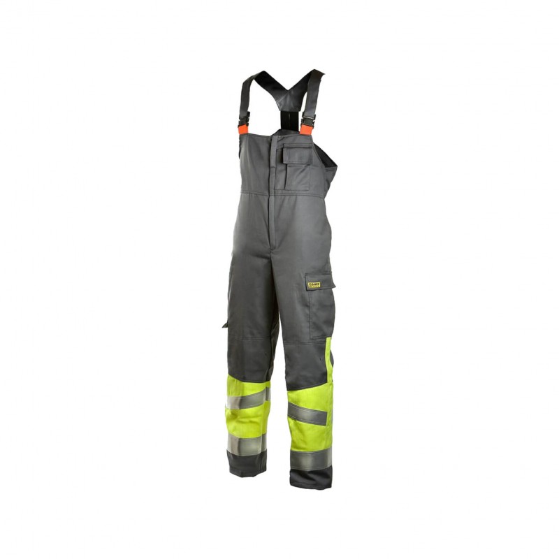 Dimex 6002 Multischutz offener Overall | flammhemmende Warnschutz Latzhose