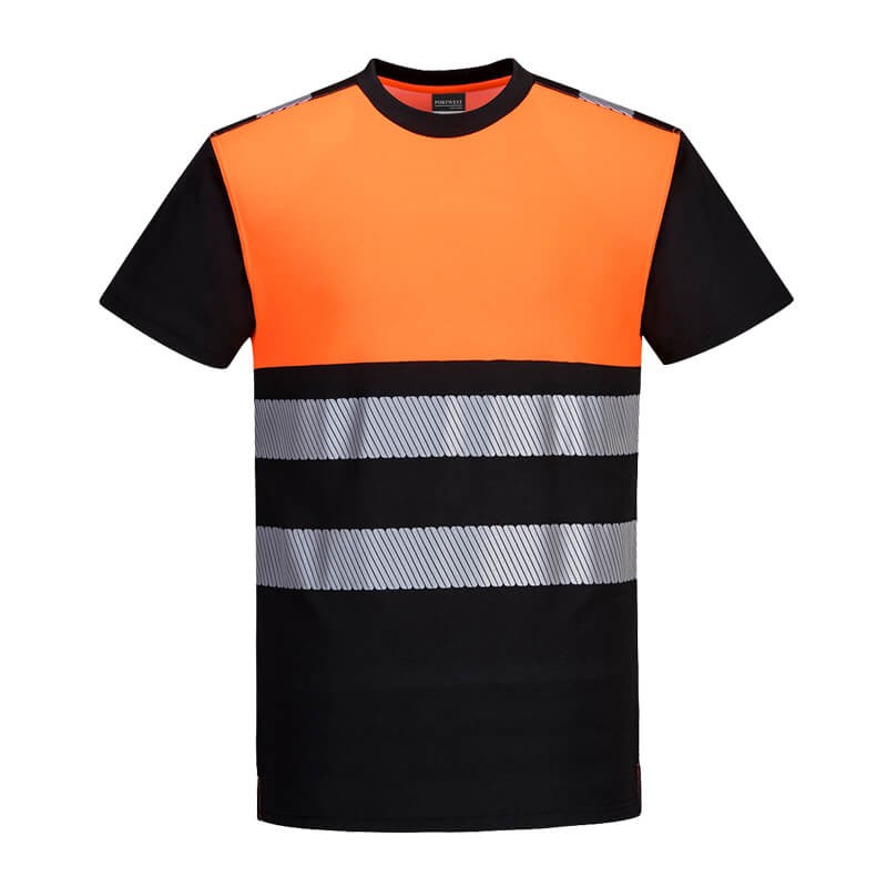 PortWest PW311 Warnschutz T-Shirt Klasse 1