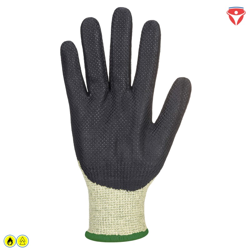PortWest A780 flammhemmende Handschuhe mit Lichtbogenschutz ARC GRIP