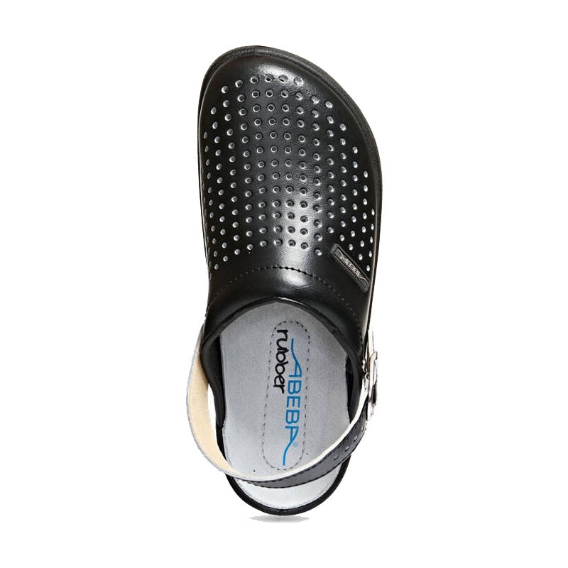 Abeba RUBBER 9310 | Clogs OB ESD, schwarz