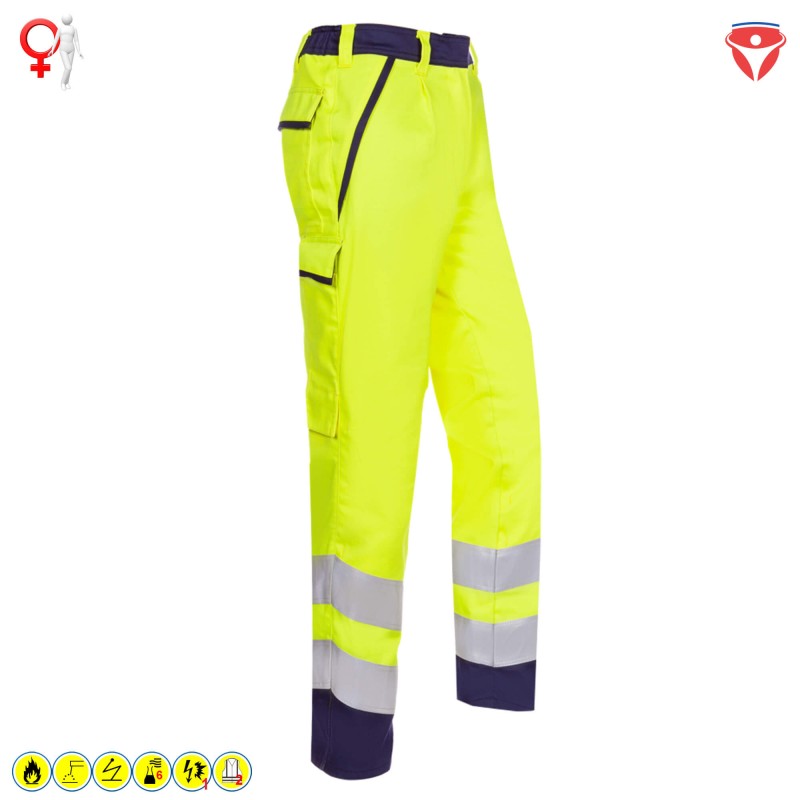 Sioen Lesha Damen MultiNorm Warnschutz Bundhose 067VA2PFA