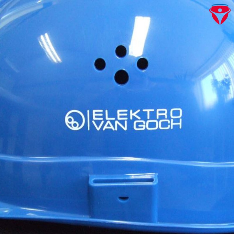 VOSS individuell bedruckte Bauhelme Industriehelme | Druck optional