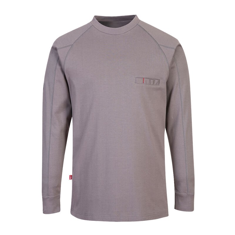 PortWest FR33 Crew Neck T-Shirt, flammhemmend, antistatisch