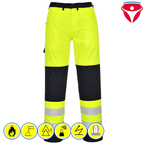 PortWest FR62 MultiNorm Warnschutz Hose