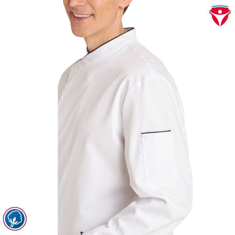 Leiber Kochjacke 12/2598 für Herren 1/1 Arm